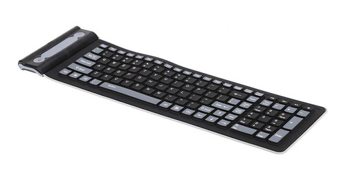 Teclado Inalámbrico 2.4g 107 Teclas Portátil Plegable Suave