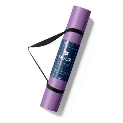 Tapete de Yoga Mat 170cm x 70cm Espumin Delgado 4mm Muuk Balance, Fitness, Ejercicio, Pilates Y Relajación, Portátil Color Lila | MercadoLibre