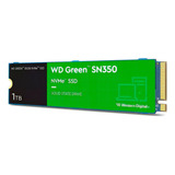 Ssd 1tb Western Digital Green Sn350 Nvme, Gen3, M.2 2280