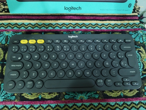 Teclado Bluetooth Logitech K380 Qwerty Español Color Grafito