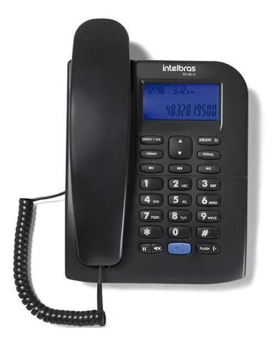 Telefone C/fio E Ident De Chamadas Tc60id Pt -4000074