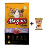 Magnus Todo Dia Pequeno Porte Carne E Frango 3kg + Petisco