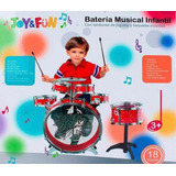 Batería Musical Infantil Joy & Fun Set 18 Piezas 