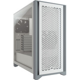 Gabinete Gamer Corsair 4000d Tg Airflow Mid Tower Blanco *