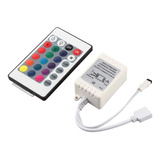 Controladora Para Tiras Rgb 24 Teclas Infrarrojo 72w 6a