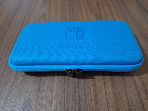 Case Estojo Switch Lite Slim Tough Pouch (azul) - Perfeito