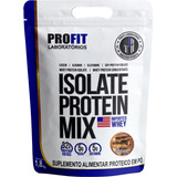 Whey Isolate Protein Mix Refil 1,8kg - Profit Labs Sabor Chocolate Com Pasta De Amendoim