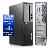 Computador Lenovo I7-8700 8ºg Hd1tb 16gb Ddr4 Wind10 C/ Nf-e