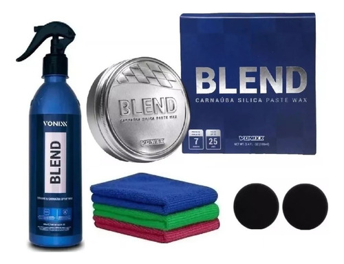 Cera Blend Spray 500ml + Blend Pasta Wax Carnaúba  Vonixx