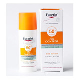 Loción Solar Facial Eucerin Oil Control Spf 50 Con U