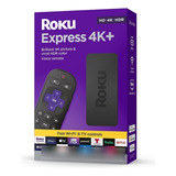 Roku Express 4k+ 3941rw Full Hd Hdr Disney+ Wifi Control Voz