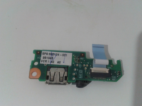 Hp Compaq Mini Cq10 600124-001 Laptop Placa Usb Y Audio