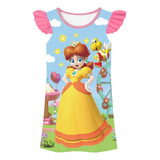Disfraz De Princesa Daisy De Super Mario Bros Para Niñas Fiesta De Cumpleaños Halloween