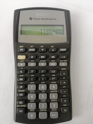 Calculadora Financiera Ti Instruments Ba Ii Plus Color Negro