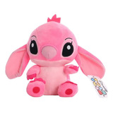 Peluche Angel Girlfriend Stitch, 20 Cm, Color Rosa