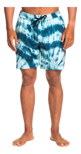 Boardshort Quiksilver Mystic Session 17 Volleys Hombre Blue