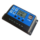 Solar Recargador 100a Lcd Usb Dual