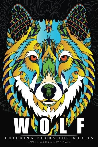 Wolf Coloring Book For Adults (perfectly Portable Pages)(ont