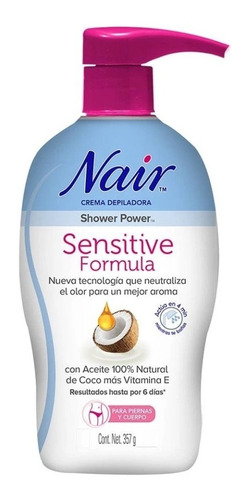 Crema Nair Sensitive Formula Shower Power Sensitive 357 G