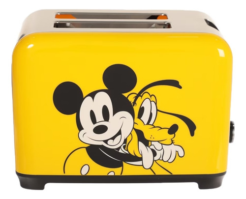 Tostador De Pan Michey Mouse Disney Color Amarillo