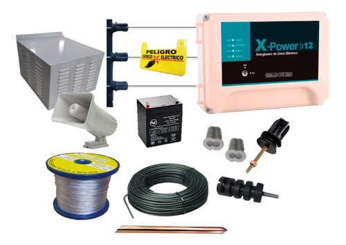 Kit 30 Metros De Cerco Electrico 12 Cuotas Hagroy 