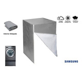 Cubre Lavadora Carga Frontal Imper 18-25kg Pedestal Samsung