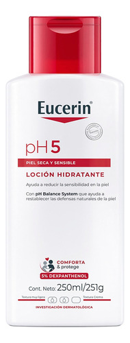  Eucerin Ph5 Loción Corporal Hidratante Piel Sensible 250ml