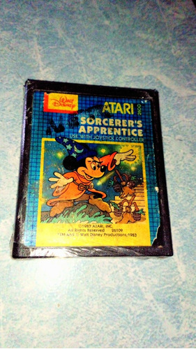 Atari 2600 Cartucho Disney Sorcerers Aprendice Vintage