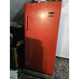 Nevera Marca Haceb Color Rojo, Clasica