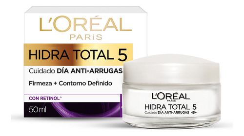 Crema Loreal Hidratante Antiarrugas 45+ Hidra Total5 50ml