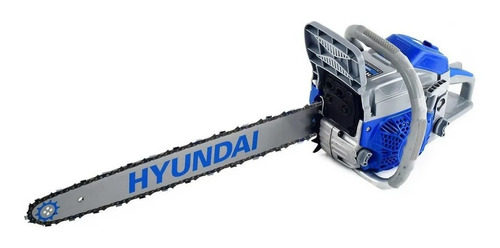 Motosierra A Nafta Hyundai 56.3cc Azul Turbo 860 3.8hp