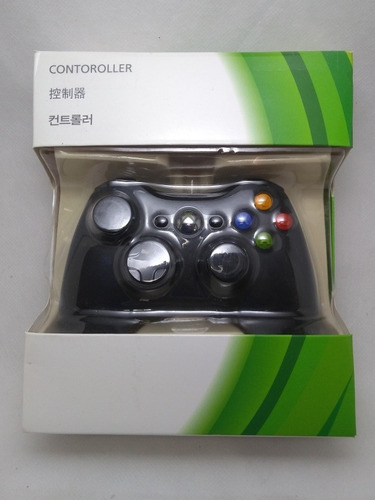 Controle Original Xbox 360 Wireless Com Caixa Semi Novo 