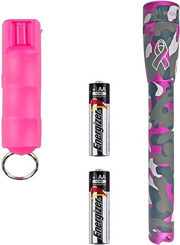 Linterna Mini Maglite Pro Led Seguridad Mujeres Gas Pimienta