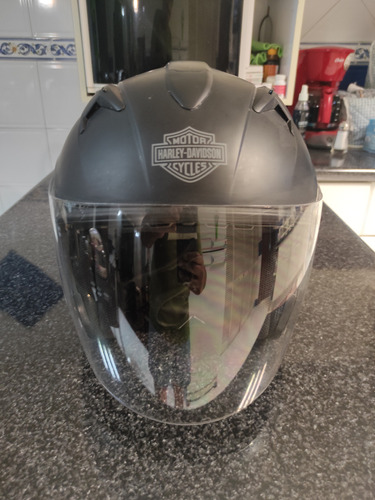 Casco Harley Davidson 3/4 Lentes Retractil Talla Xl