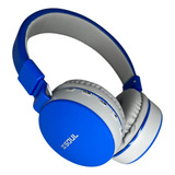 Auriculares Vincha Con Micrófono Soul Inalambricos Wireless Color Azul