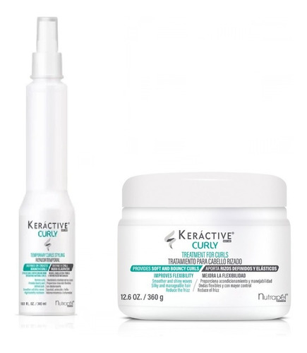 Kit Nutrapél Keráctive Curly Rizador Temporal Anti Frizz