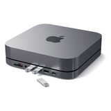 Hub P/ Mac Mini Stand Satechi Usb-a Usb-c Jack 3.5 Sd
