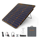 Flexsolar Panel Solar Portatil De 60 W, Kit De Cargador Sola