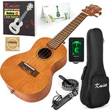 Kit De Ukelele De Concierto Vintage Uke Madera De Caoba De 2