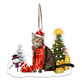 Adornos De Navidad Tricolor Para Gatos, Decoracin De Navidad