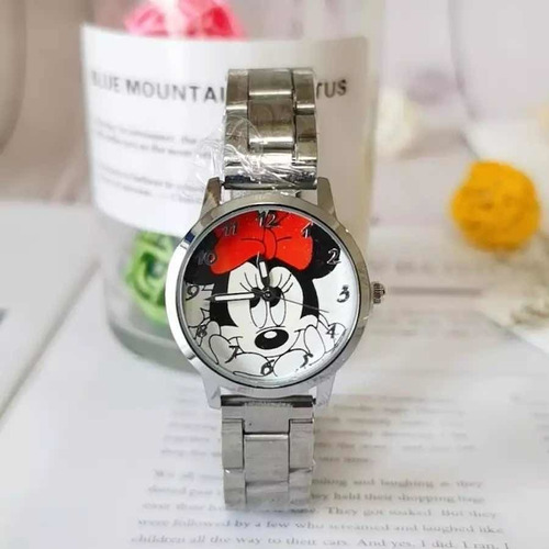 Reloj Mickey Mouse Pulsera Metálica