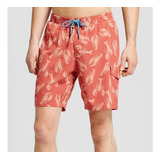 Short Playa Hombre No Retreat - Lobster Red Talla - Xl.