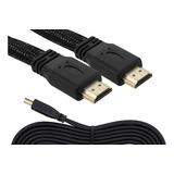 Cable Hdmi 20 Metros 4k-version 2.0 -plano- Mallado