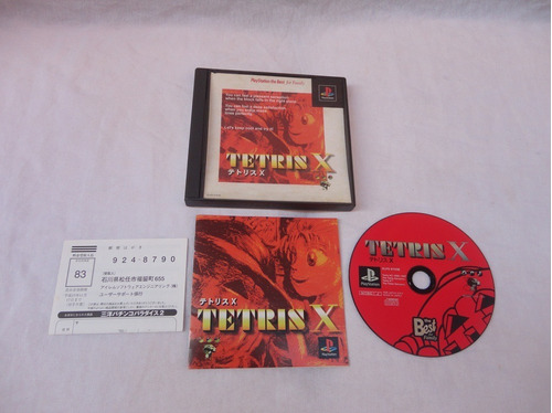 Tetris X - Jogo Original Japonês Completo Para Playstation 1