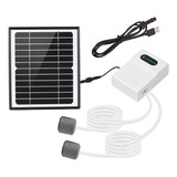 Kit Bomba De Aire Solar 5w/6v Para Acuario, Oxigenador,.mo