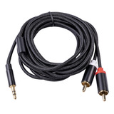 Rca A 3,5 Mm Para Amplificador De Cine En Casa Cable 3m