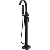 Llgg Freestanding Tub Faucets Black Bathtub Fillers Floor...