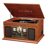 Victrola Nostalgic 7-en-1 Tocadiscos Bluetooth Y Centro Mult