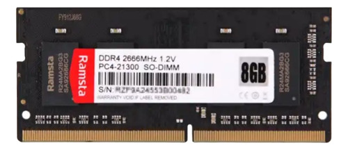 Memoria Ram Ramsta 8gb