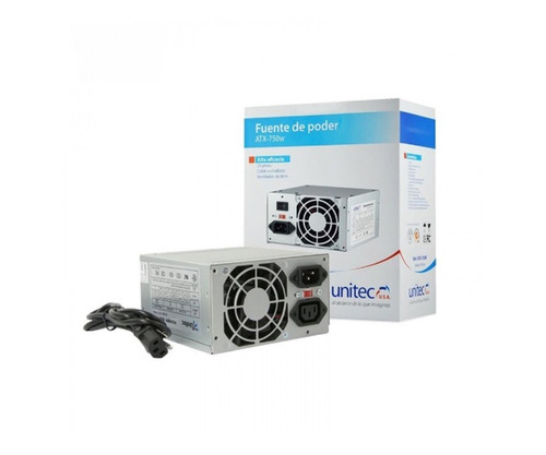 Fuente De Poder Unitec 750w + 24 Pines